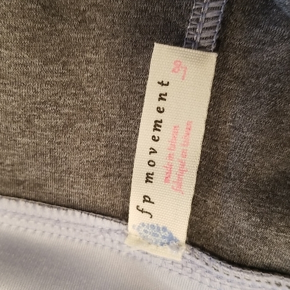 💕FREE PEOPLE MOVEMENT💕 Round the Block Jogger Faded Periwinkle Blue Large  NWT - Picture 13 of 14